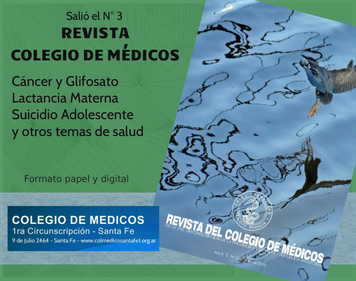 Salió el N°3 de la Revista Colegio de Médicos