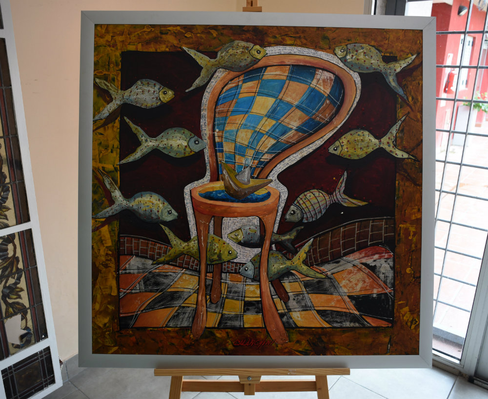 El artista Ricardo Calanchini expone “Mi 100%” en el Colegio de Médicos
