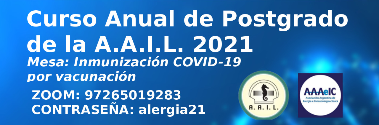 Curso Anual de Postgrado de la A.A.I.L. 2021