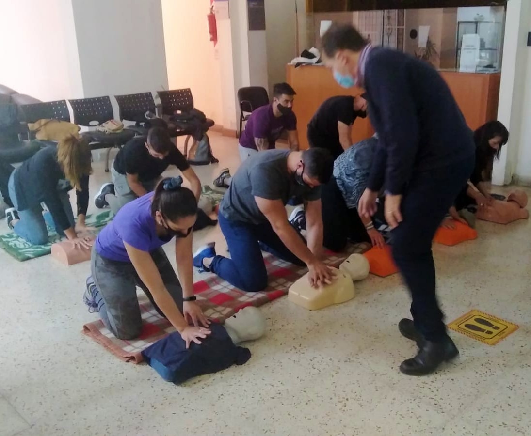 Curso de RCP para responsables de gimnasios de Santa Fe