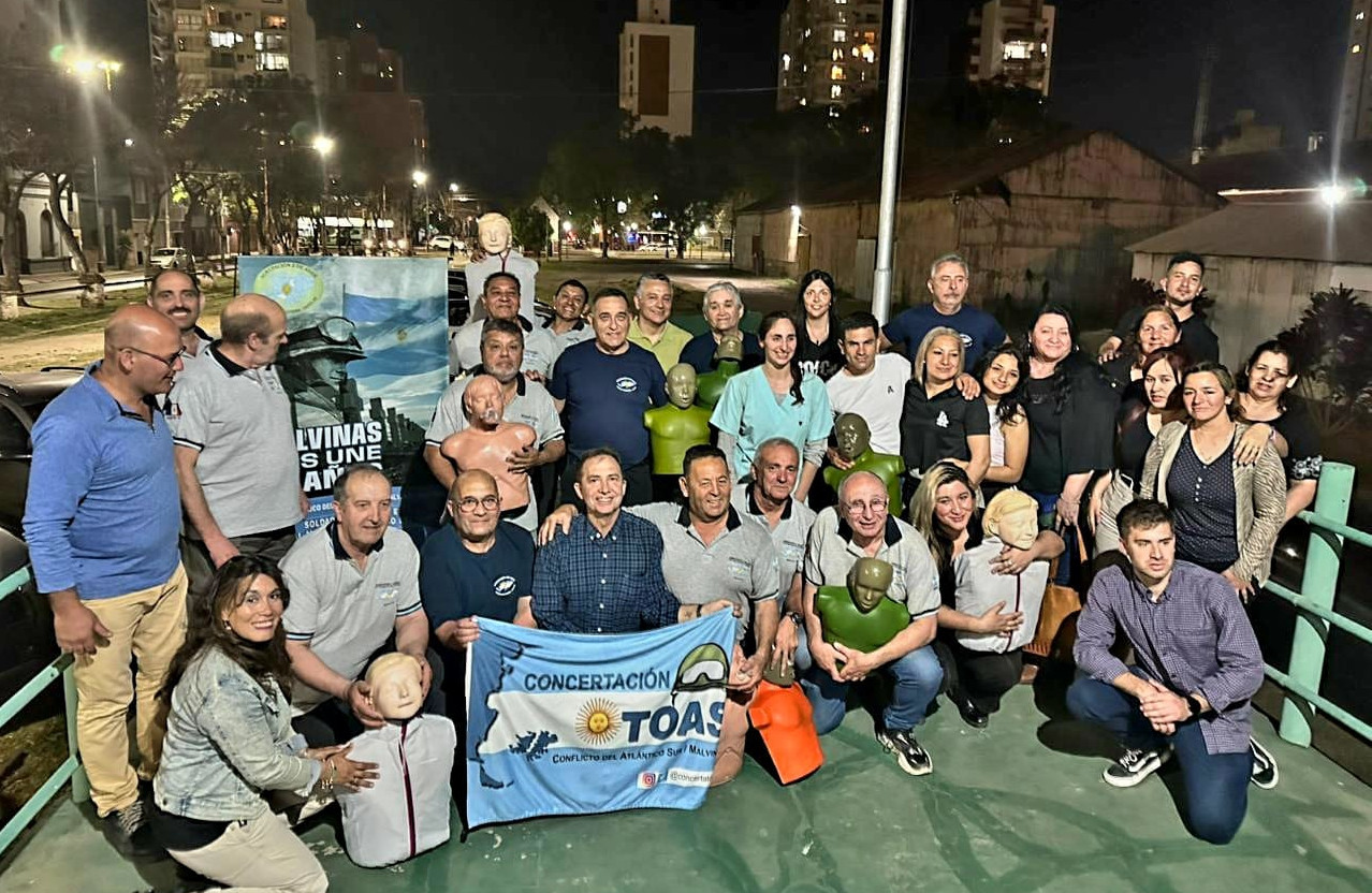 Curso de RCP orientado a la comunidad – Agrupación 2 de Abril Veteranos de guerra.