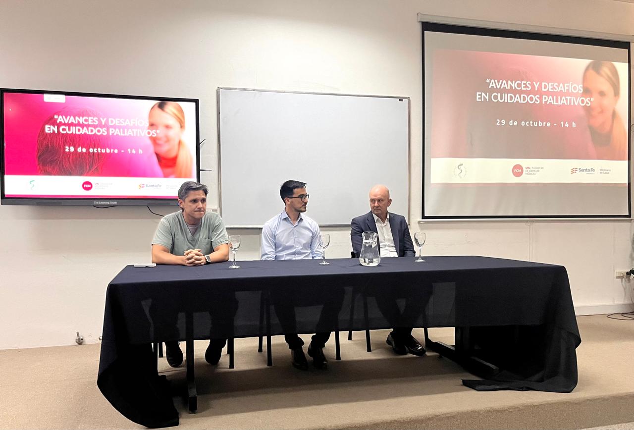 Más humanidad en la atención médica: el Colegio de Médicos participó de la jornada sobre Cuidados Paliativos: avances y desafíos en la Facultad de Ciencias Médicas.