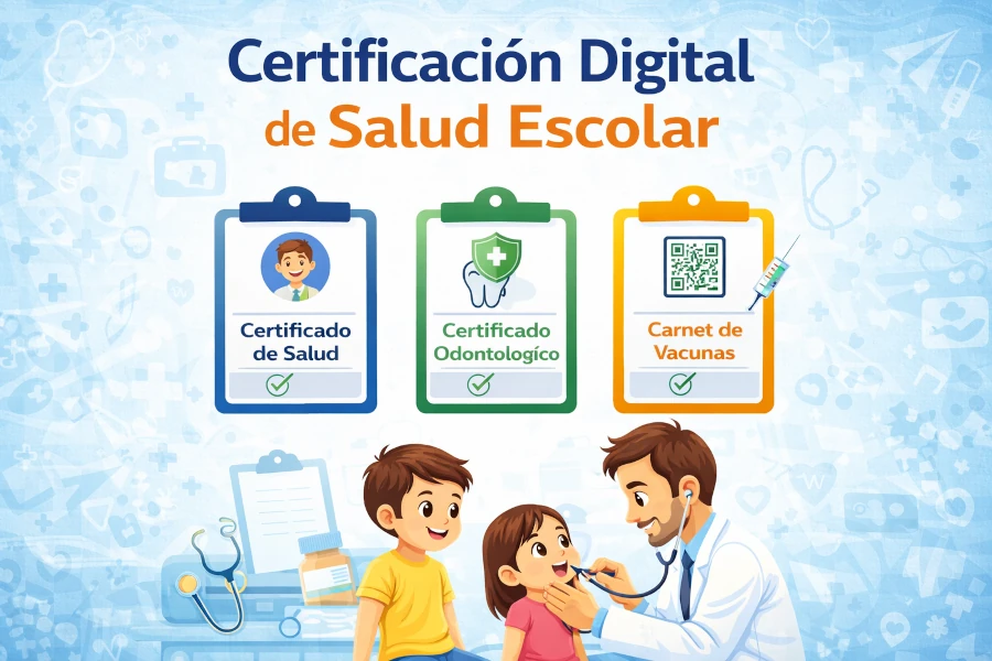 📱 Santa Fe implementa la certificación digital de salud escolar